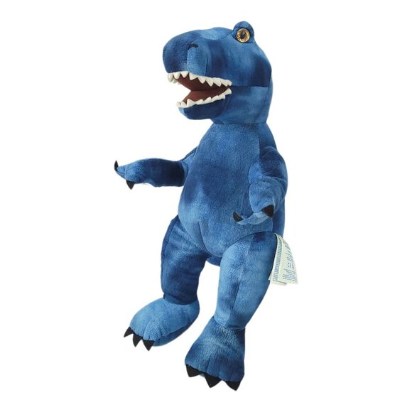 Build A Bear Dinosaur T Rex 17" Plush Stuffed Animal Toy Jurassic Dino Blue BABW - Picture 3 of 12